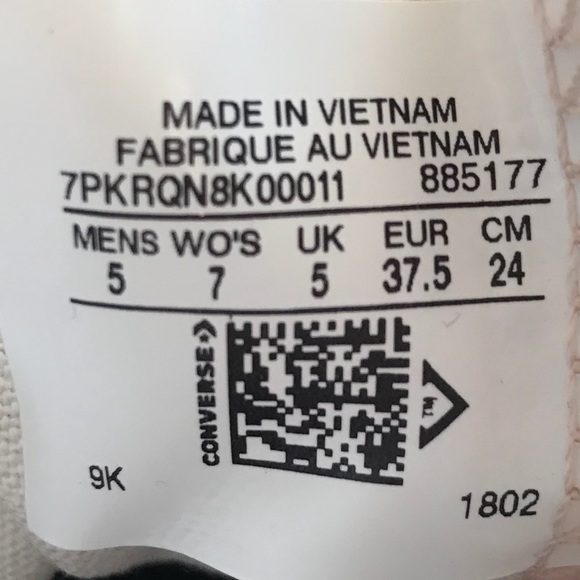 NWT Converse ID pink custom high tops - Picture 8 of 8